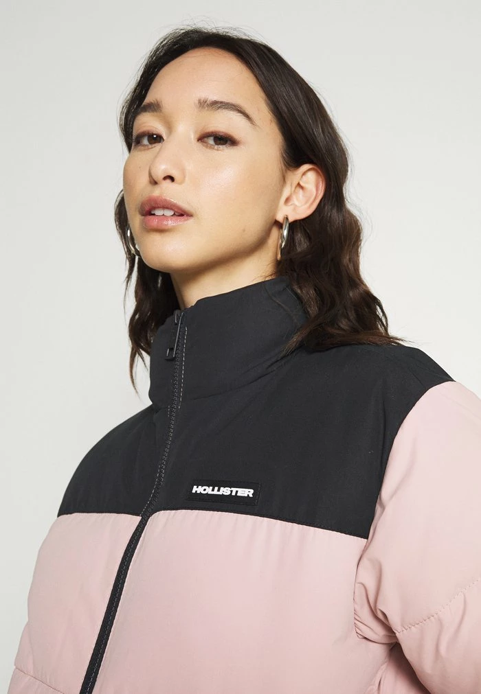 Budget ๐ฏ Hollister Co. RETRO FASHION PUFFER - Winter Jacket - Pale Mauve ๐ - Image 4