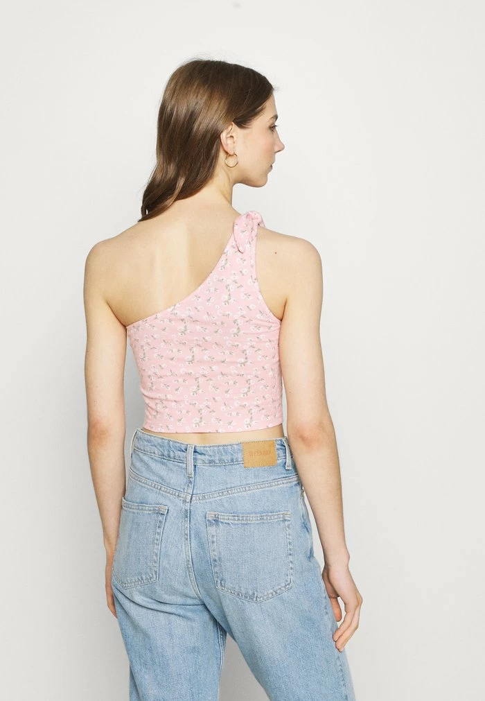 Cheap ๐ฅฐ Hollister Co. ONE SHOULDER TIE 2 PACK - Top - Pink/solid White ๐งจ - Image 5