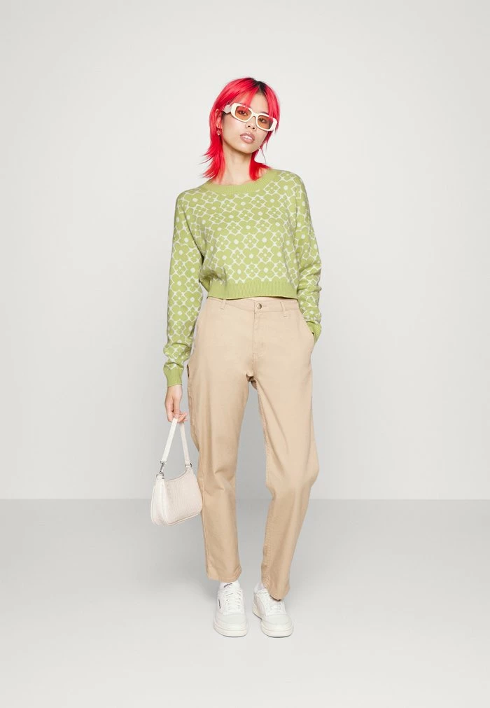 Flash Sale โ๏ธ Hollister Co. EASY CREW PATTERN CHAIN - Jumper - Green ๐ - Image 2