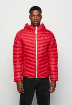 Budget 💯 Hollister Co. ICON NARROW CHANNEL HOOD WEBEX - Light Jacket - Red 😀