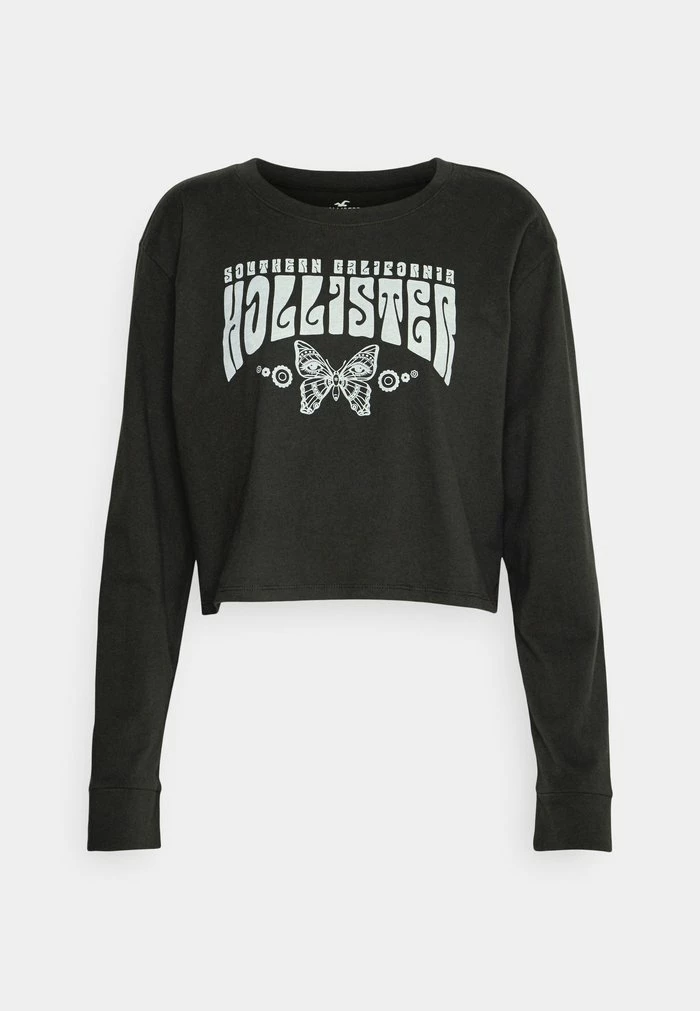 Deals ๐ Hollister Co. CREW - Long Sleeved Top - Phantom โ๏ธ - Image 4