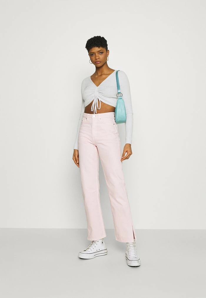 Best Pirce ๐ Hollister Co. SLIM CINCH FRONT N BACK - Jumper - White ๐ - Image 2