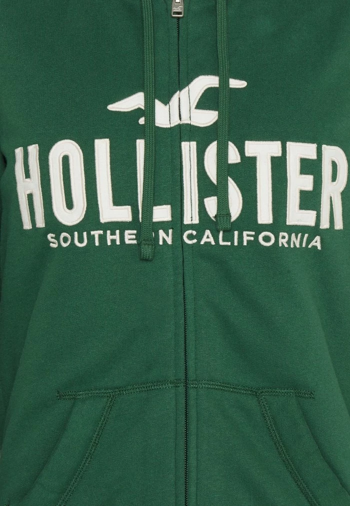 Promo ๐งจ Hollister Co. TECH CORE - Zip-up Sweatshirt - Pineneedle โ - Image 5