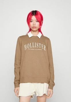 Coupon 👏 Hollister Co. SECONDARY TECH CORE - Sweatshirt - Brown ⌛