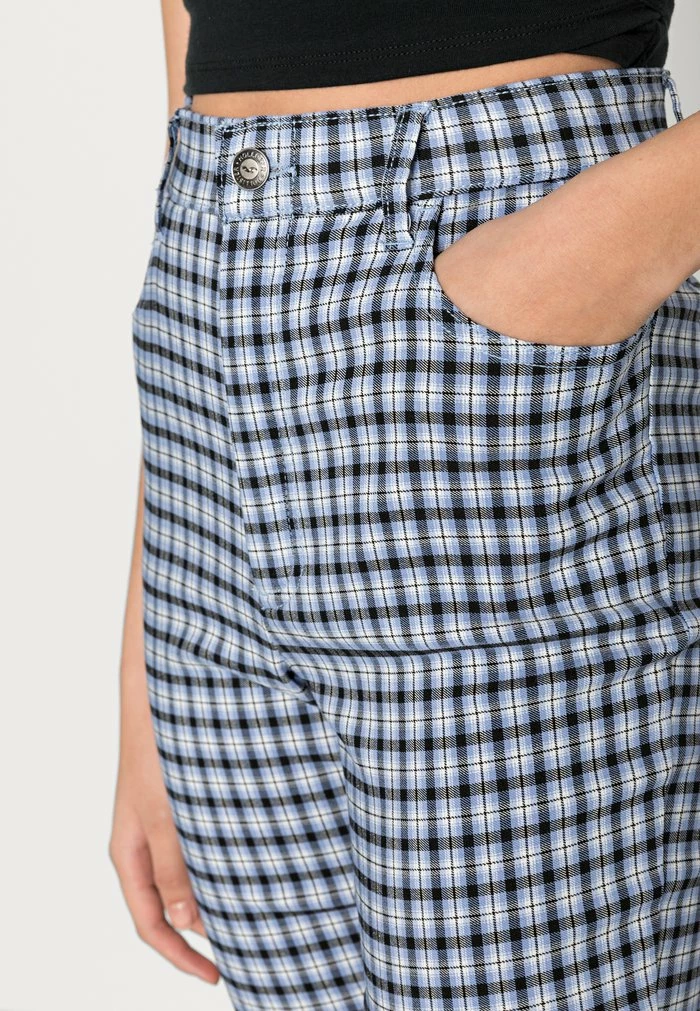 Budget ๐ Hollister Co. SPRING PLAID SUPERSKINNY - Trousers - Blue Plaid ๐ - Image 5