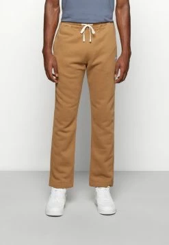 Best Pirce 😀 Hollister Co. ELEVATED CHAIN - Tracksuit Bottoms - Tan 😍