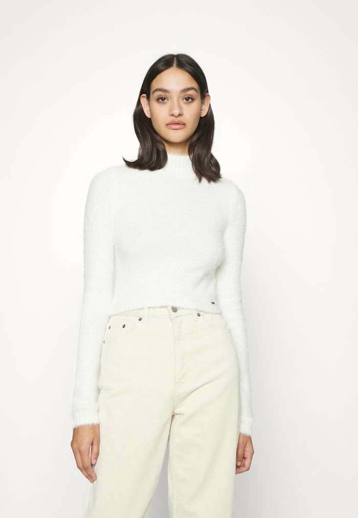 Budget โค๏ธ Hollister Co. COZY MOCK NECK - Jumper - Jet Stream โจ