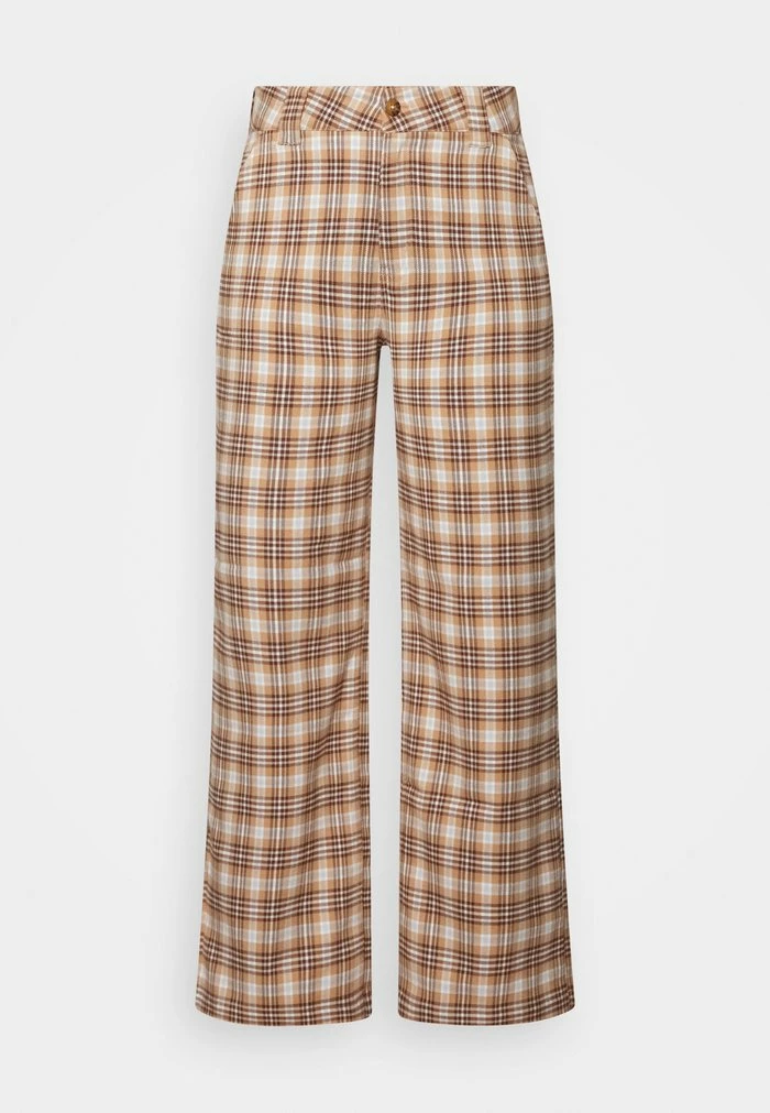Brand new ๐คฉ Hollister Co. PLAID BAGGY - Trousers - Beige โญ - Image 5