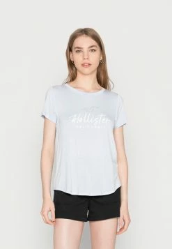 Hot Sale ๐ Hollister Co. EASY TEE - Print T-shirt - Xenon ๐
