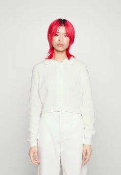 Best deal ✔️ Hollister Co. CROP CARDI - Cardigan - White 😉