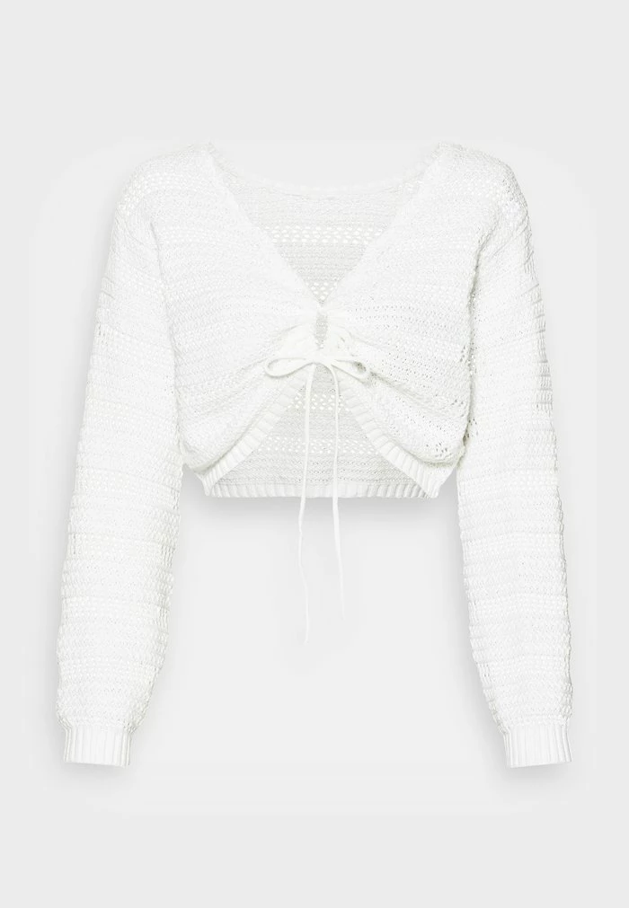 New ???? Hollister Co. CROCHET TIE FRONT - Jumper - White ⭐ - Image 4