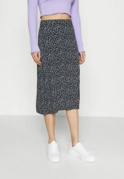 Wholesale 👏 Hollister Co. SLIP MIDI 👗 SKIRT - A-line 👗 SKIRT - Navy 😀