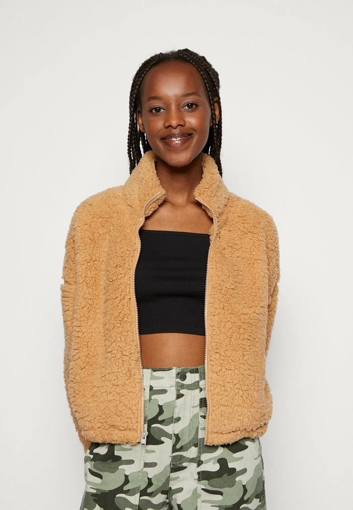 Best Sale ๐ Hollister Co. SOLID - Winter Jacket - Tan โญ - Image 4