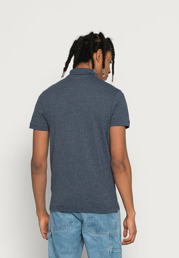 Best Sale 💯 Hollister Co. CORE - Polo 👕 Shirt - Textured Navy 🛒 - Image 3