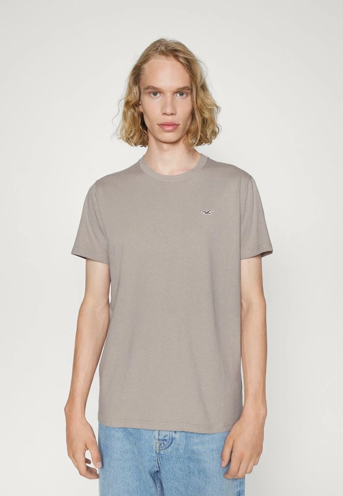 Promo ๐งจ Hollister Co. CREWNECK 3 PACK - Basic T-shirt - Whtie/tan/black ๐ - Image 4