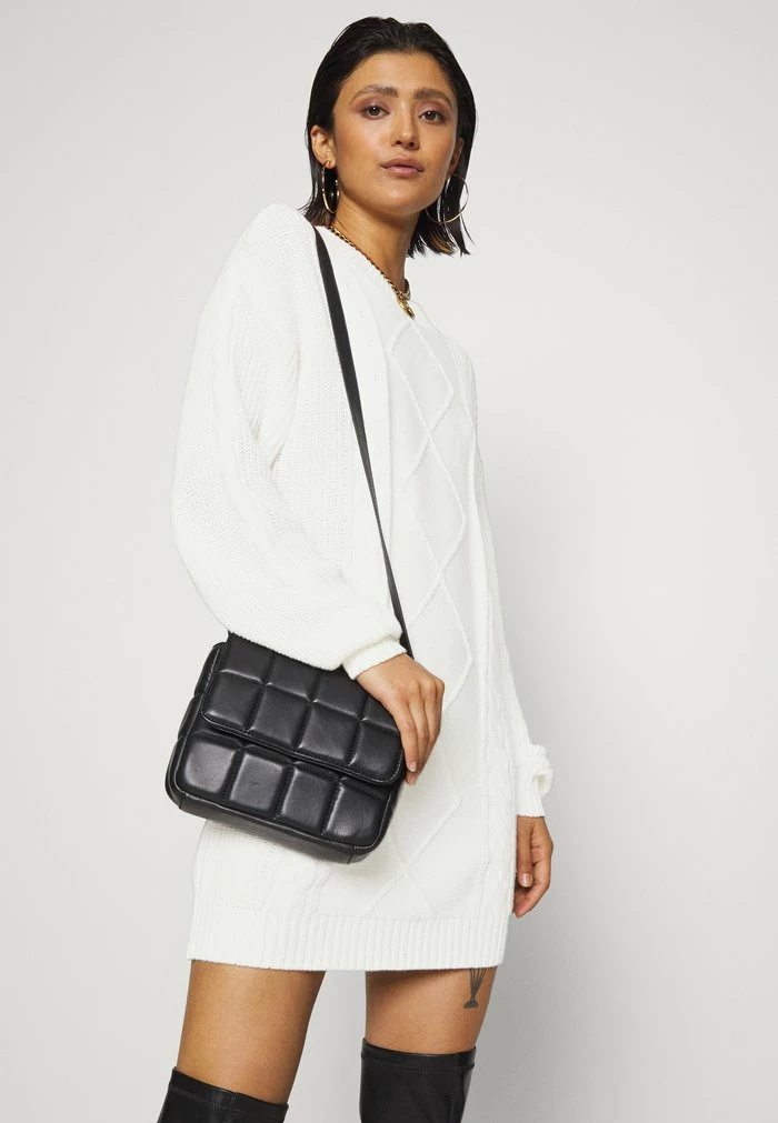 Deals ๐ Hollister Co. CABLE SWEATER ๐ DRESS - Jumper ๐ DRESS - White ๐คฉ - Image 4