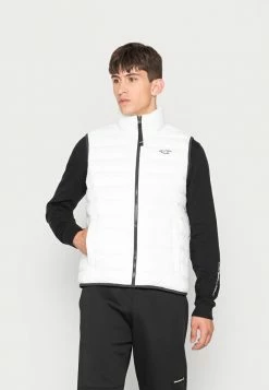 Coupon ๐ฏ Hollister Co. PUFFER CHAIN - Waistcoat - White โค๏ธ
