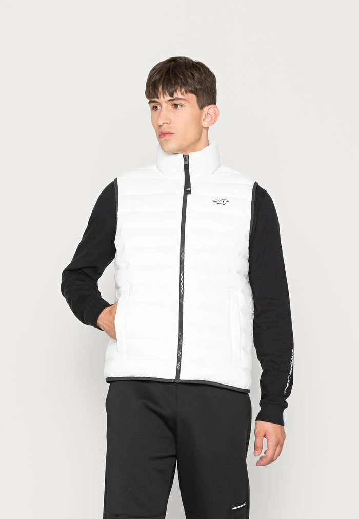 Coupon ๐ฏ Hollister Co. PUFFER CHAIN - Waistcoat - White โค๏ธ