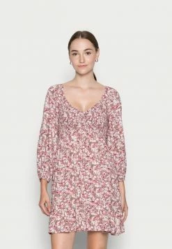 Best Sale 😀 Hollister Co. LONG SLEEVE 👗 DRESS - Day 👗 DRESS - Pink 🎉