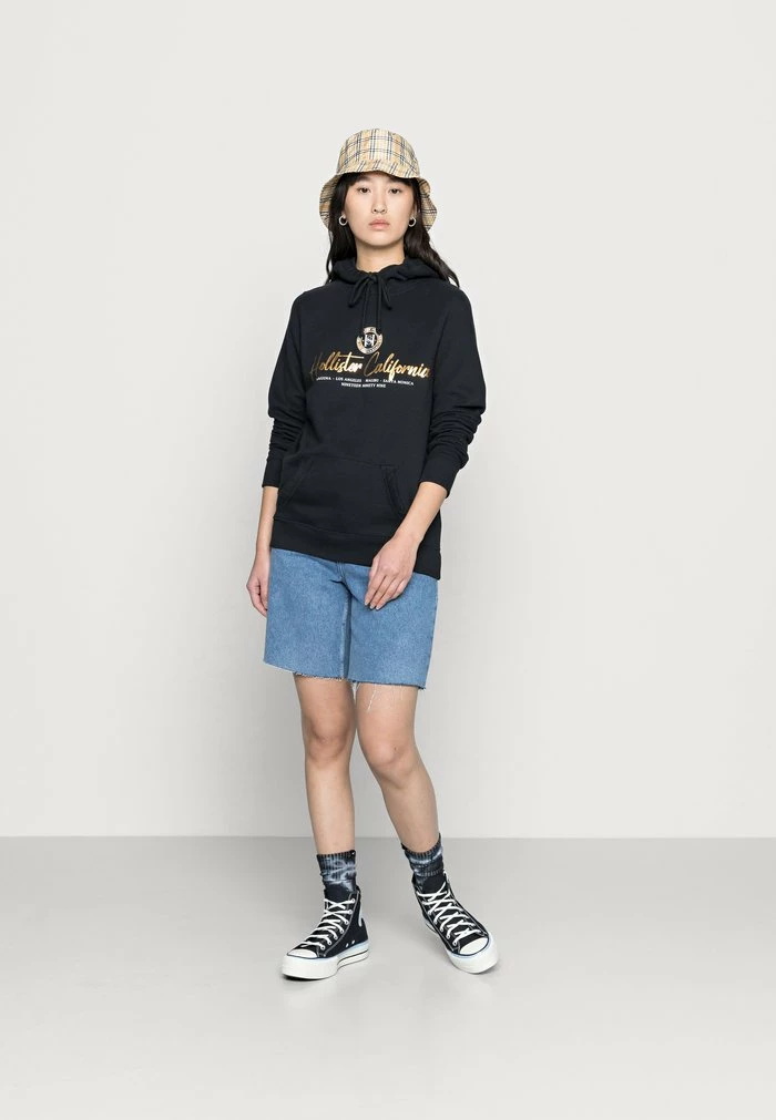 Cheap โญ Hollister Co. CYBER DROP - Sweatshirt - Casual Black ๐ - Image 2