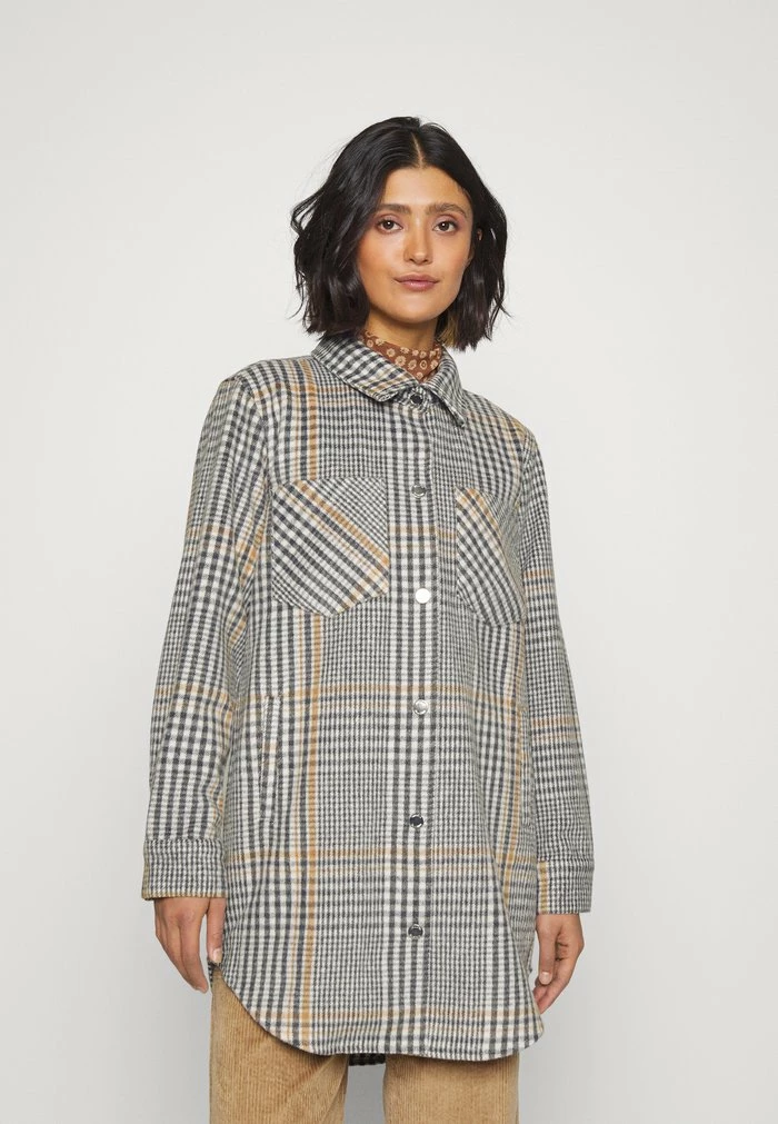 New ๐ Hollister Co. LONG SHACKET STATEMENT - Bomber Jacket - Black ๐