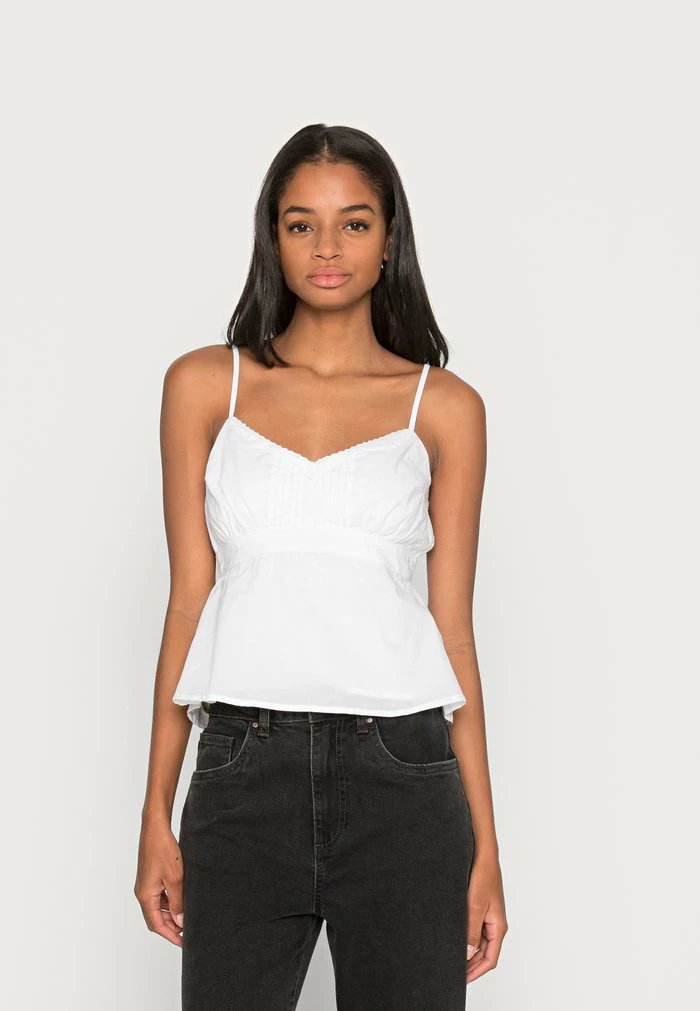Cheap โ Hollister Co. BARE PRAIRIE BABYDOLL - Top - White ๐ - Image 3