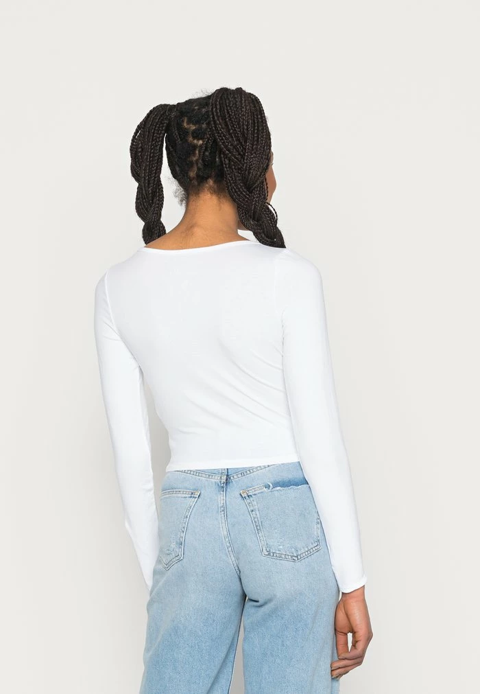 Wholesale ๐ Hollister Co. Long Sleeved Top - Bright White ๐ - Image 3