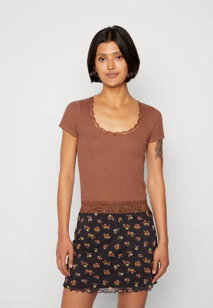 Discount 😀 Hollister Co. BABY TEE 2-PACK - Print T-shirt - Bright White 😀 - Image 4