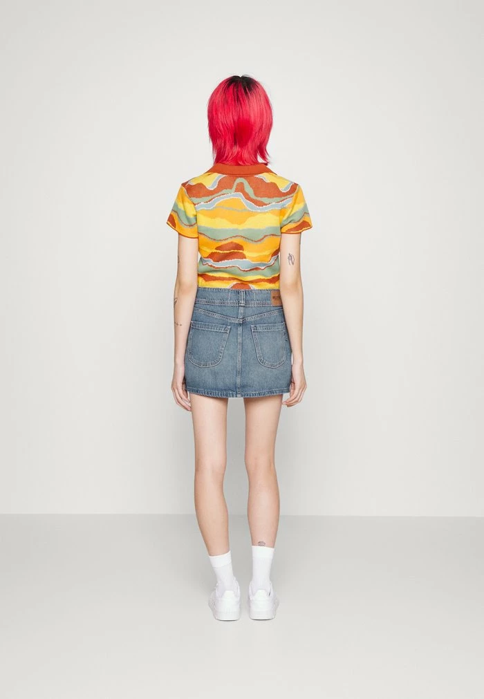 Hot Sale 🤩 Hollister Co. BELTED MINI - Mini 👗 Skirt - Medium Wash 🎁 - Image 3