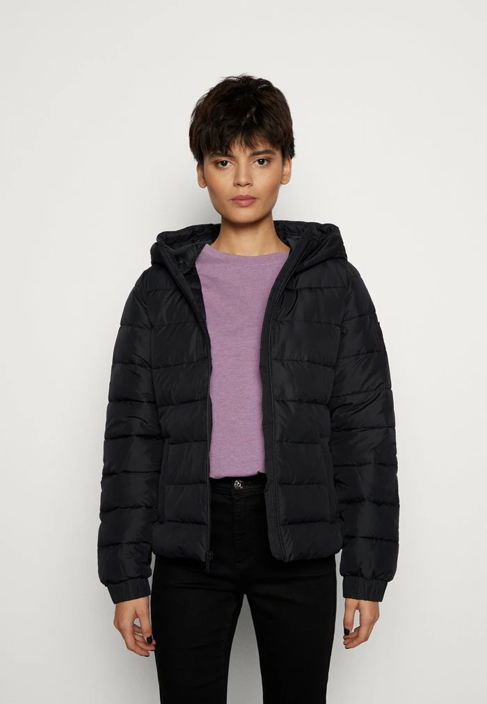 Deals โค๏ธ Hollister Co. PUFFER - Light Jacket - Black โ