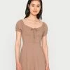Budget 👍 Hollister Co. 👗 DRESS - Day 👗 DRESS - Brown 🧨