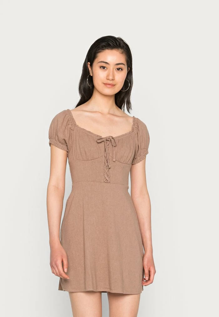 Budget ๐ Hollister Co. ๐ DRESS - Day ๐ DRESS - Brown ๐งจ