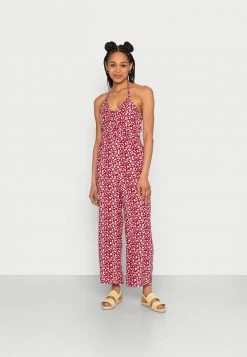 Brand new ✔️ Hollister Co. BARE HALTER - Jumpsuit - Red Floral 👍