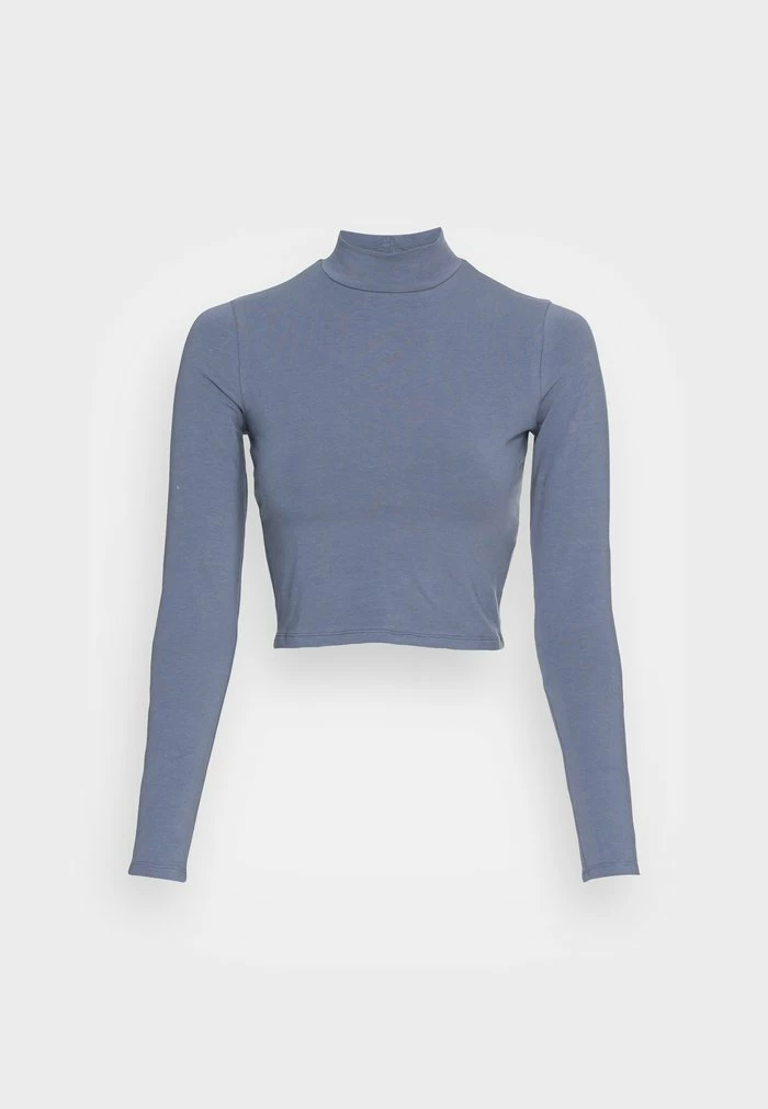 Discount ๐งจ Hollister Co. CROP MOCK - Long Sleeved Top - Grisaille ๐ฏ - Image 4