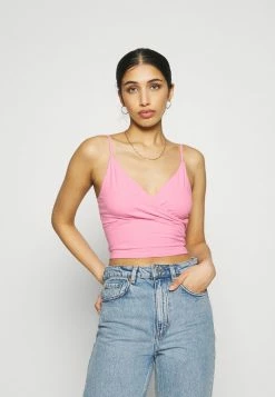 Best Pirce ⭐ Hollister Co. WRAP CAMI TRIFECTA - Top - Neon Pink ⌛