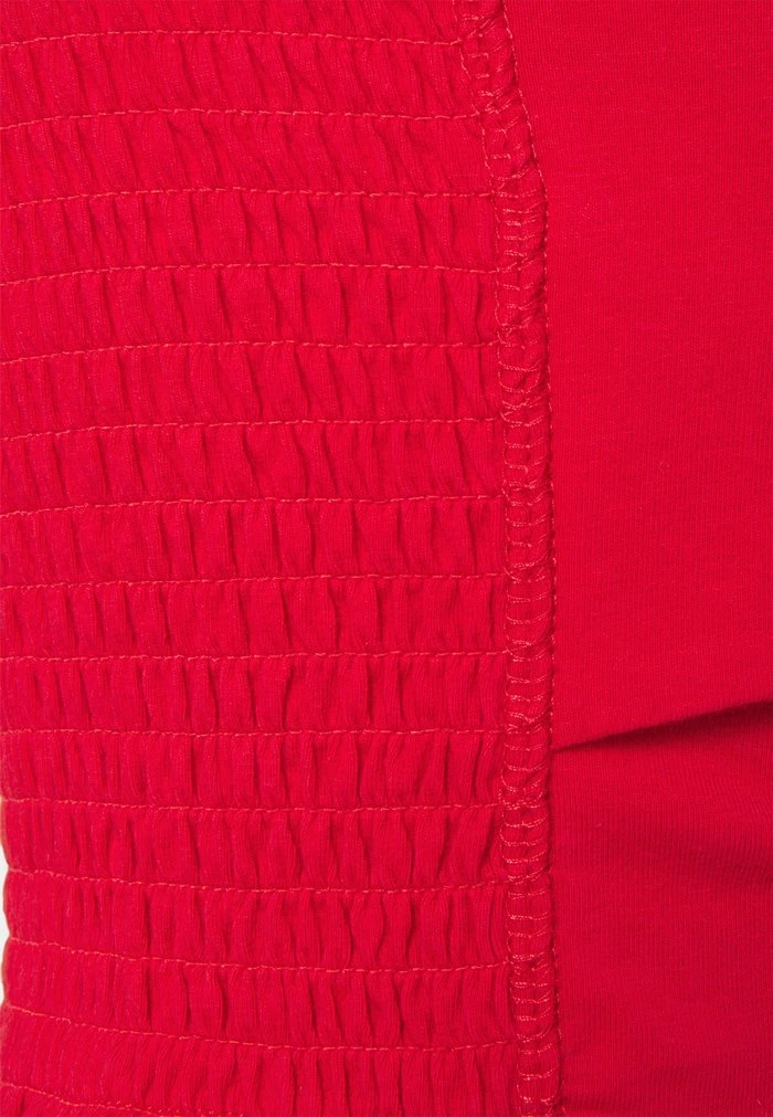 New ๐งจ Hollister Co. SMOCKED TIE BACK TUBE - Top - Red โค๏ธ - Image 5