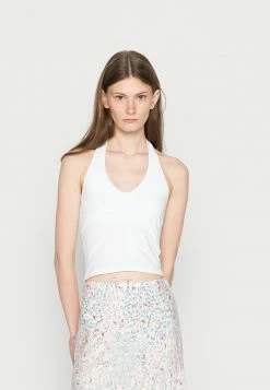 Best Sale ๐ Hollister Co. BARE HALTER - Top - White ๐คฉ