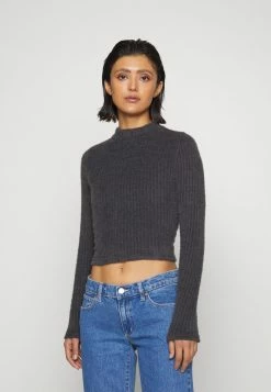 Cheapest ๐ฏ Hollister Co. COZY EASY - Long Sleeved Top - Dark Grey โ