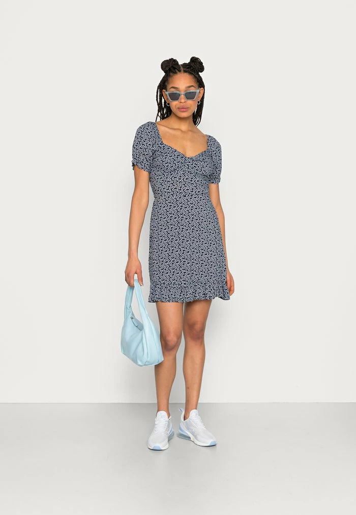 Best reviews of โญ Hollister Co. TWIST SHORT ๐ DRESS - Day ๐ DRESS - Navy ๐ - Image 2