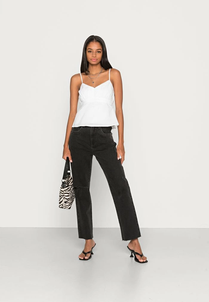 Cheap โ Hollister Co. BARE PRAIRIE BABYDOLL - Top - White ๐ - Image 2