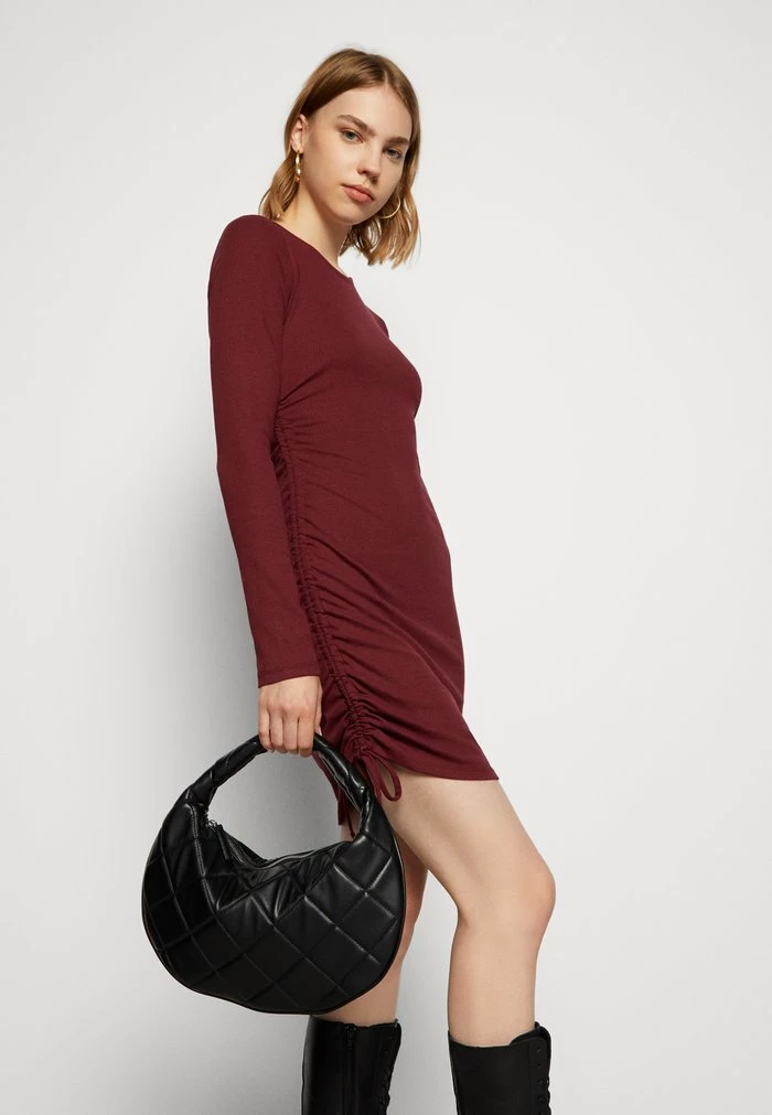 Flash Sale โ๏ธ Hollister Co. CREW SIDE CINCH ๐ DRESS - Jumper ๐ DRESS - Zinfandel โค๏ธ - Image 4