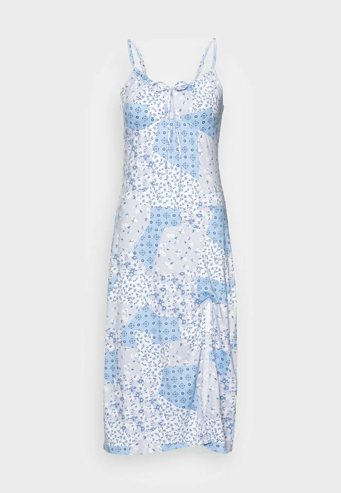 Discount ๐ Hollister Co. Day ๐ Dress - Blue Patchwork ๐ - Image 4
