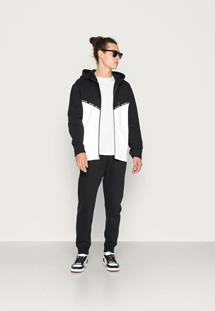 Deals โญ Hollister Co. LEVEL UP TAPE - Zip-up Sweatshirt - White/black โค๏ธ - Image 2