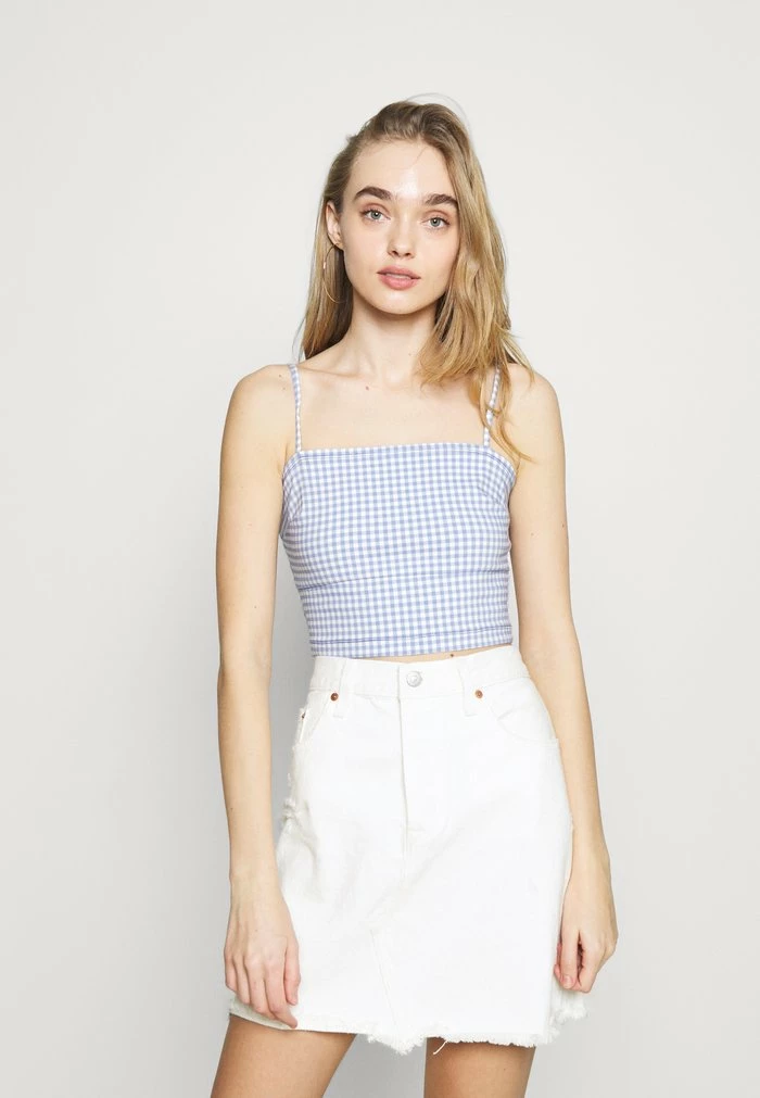 Budget ๐ฅ Hollister Co. BARE ADVANCED - Top - Blue Plaid ๐