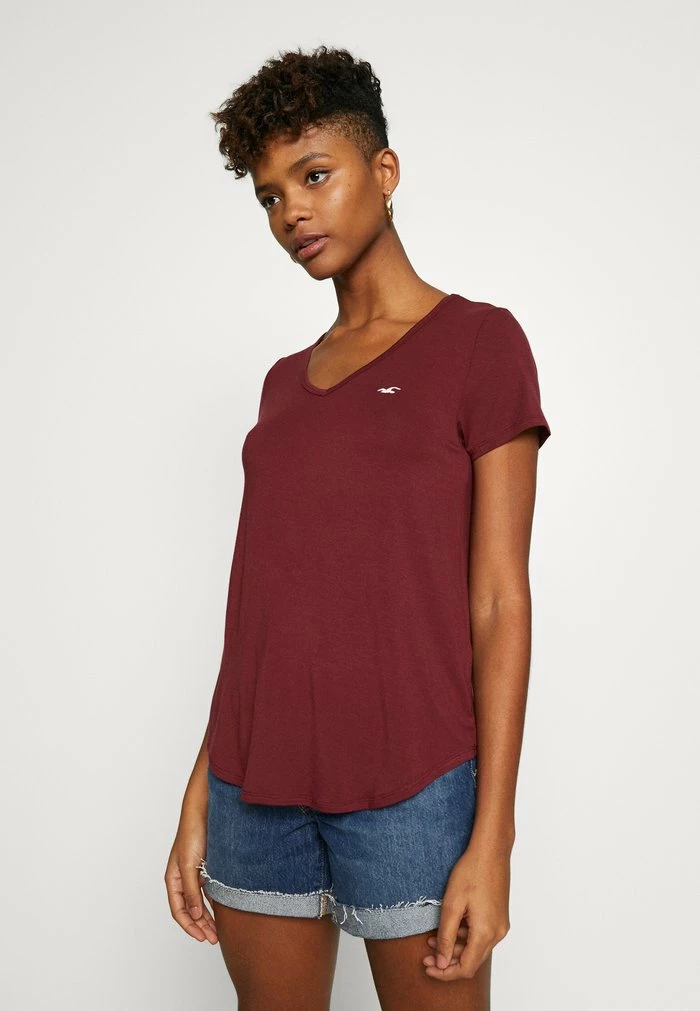 Promo ๐งจ Hollister Co. EASY BASIC 3 PACK - Basic T-shirt - White/black/burg ๐ - Image 5