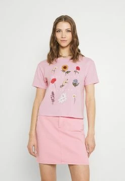 Deals 🎁 Hollister Co. Print T-shirt - Pink 👍