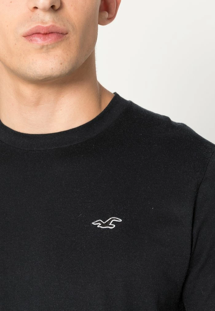 Hot Sale ๐ Hollister Co. CURVED - Print T-shirt - Black/pink Ombre โจ - Image 5