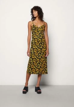 Top 10 ๐ฏ Hollister Co. BARE MIDI ๐ DRESS - Day ๐ DRESS - Navy โจ