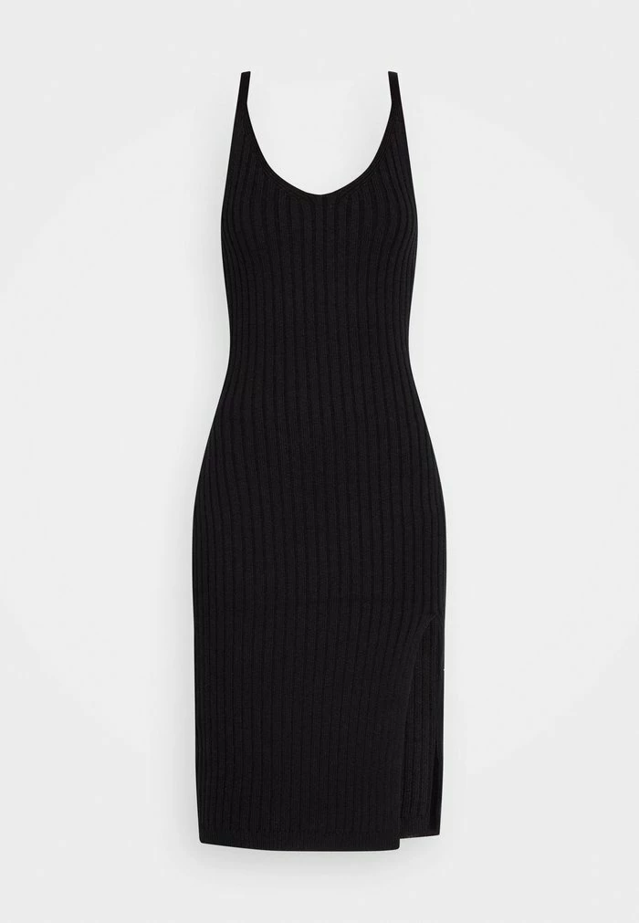 Top 10 😉 Hollister Co. BIB BARE SWEATER MIDI 👗 DRESS - Shift 👗 DRESS - Black ⌛ - Image 5