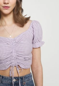 Wholesale ⭐ Hollister Co. CINCH TIE - Blouse - White/purple ???? 12 Wholesale ⭐ Hollister Co. CINCH TIE - Blouse - White/purple ???? -Hollister Sales Store 381d0ec88a2242fa8a3acd8d8f0539b3